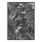 World Rug Gallery Contemporary Palm Leaf Textured Flat Weave Indoor/Outdoor Area Rug 5' x 7' Black 118BLACK5X7 - alternate 7